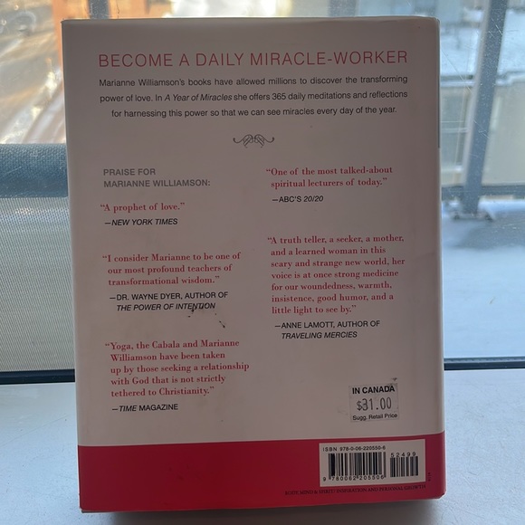 Marianne Williamson book - A Year in Miracles - Picture 2 of 5